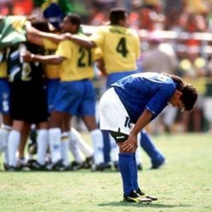 باجیو در فینال 1994 با برزیل