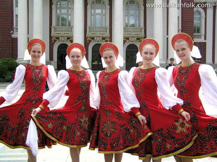 رقص دختران روسیه